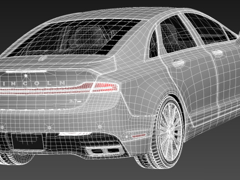 MKZ 2013 Model 3D