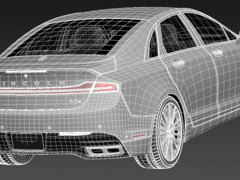 MKZ 2013 3D Model