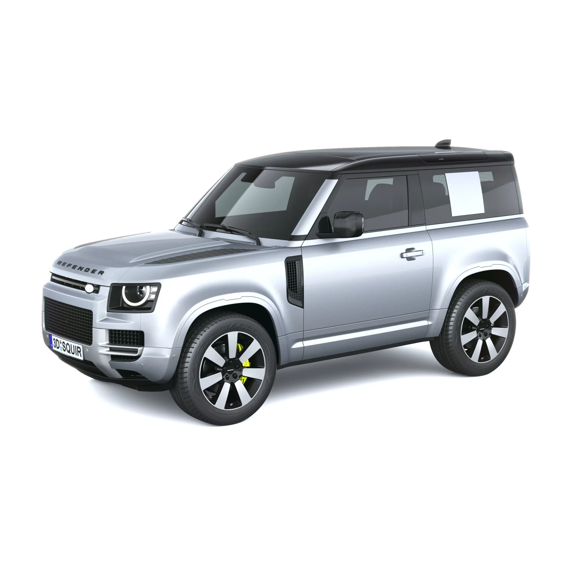 Land Rover Defender Vertex Short Cab 2027 3D Model .c4d .max .obj .3ds .fbx .stl .blend