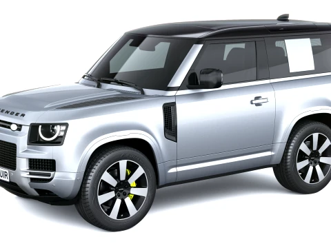 Land Rover Defender Vertex Short Cab 2027 3D Model
