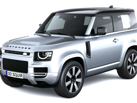 Land Rover Defender Vertex Short Cab 2027 3D Model
