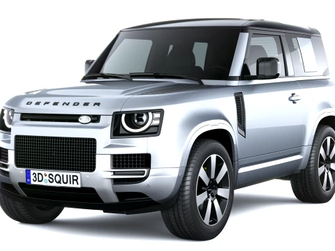 Land Rover Defender Vertex Short Cab 2027 3D Model