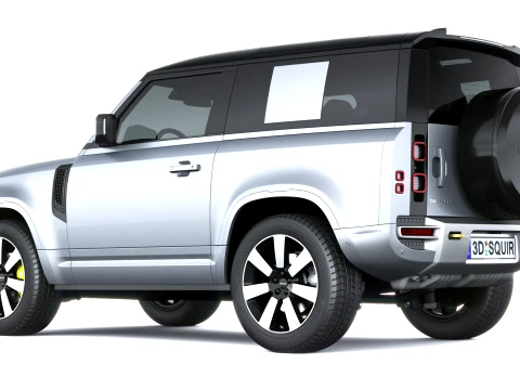 Land Rover Defender Vertex Short Cab 2027 3D Model