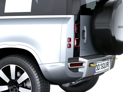 Land Rover Defender Vertex Short Cab 2027 3D Model