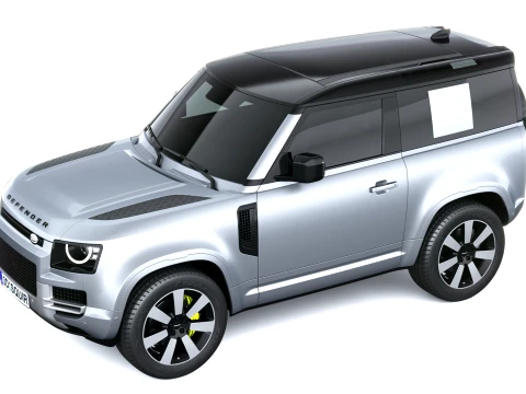 Land Rover Defender Vertex Short Cab 2027 3D Model