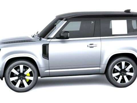Land Rover Defender Vertex Short Cab 2027 3D Model