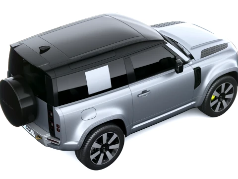 Land Rover Defender Vertex Short Cab 2027 3D Model