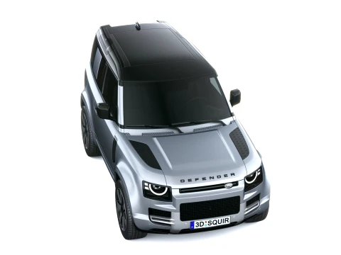 Land Rover Defender Vertex Short Cab 2027 3D Model