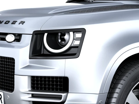 Land Rover Defender Vertex Short Cab 2027 3D Model