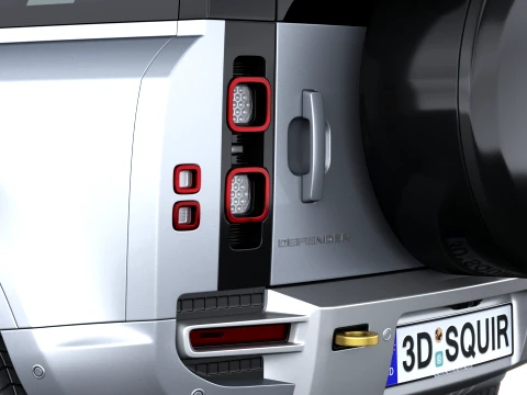 Land Rover Defender Vertex Short Cab 2027 3D Model
