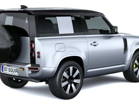 Land Rover Defender Vertex Short Cab 2027 3D Model