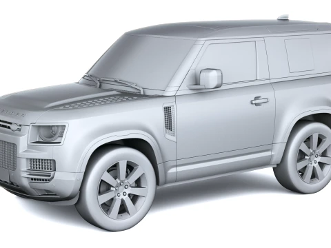 Land Rover Defender Vertex Short Cab 2027 3D Model