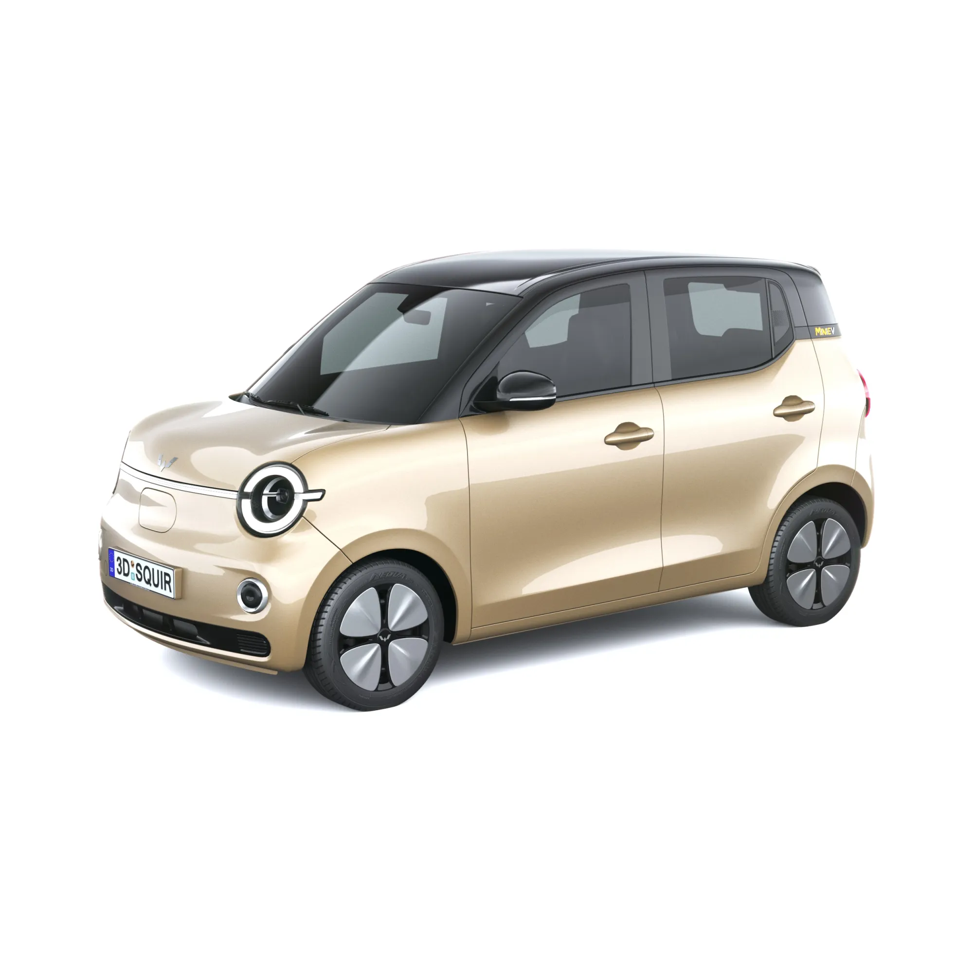 Wuling Hongguang Mini EV 2026 3D Model .c4d .max .obj .3ds .fbx .stl .blend 