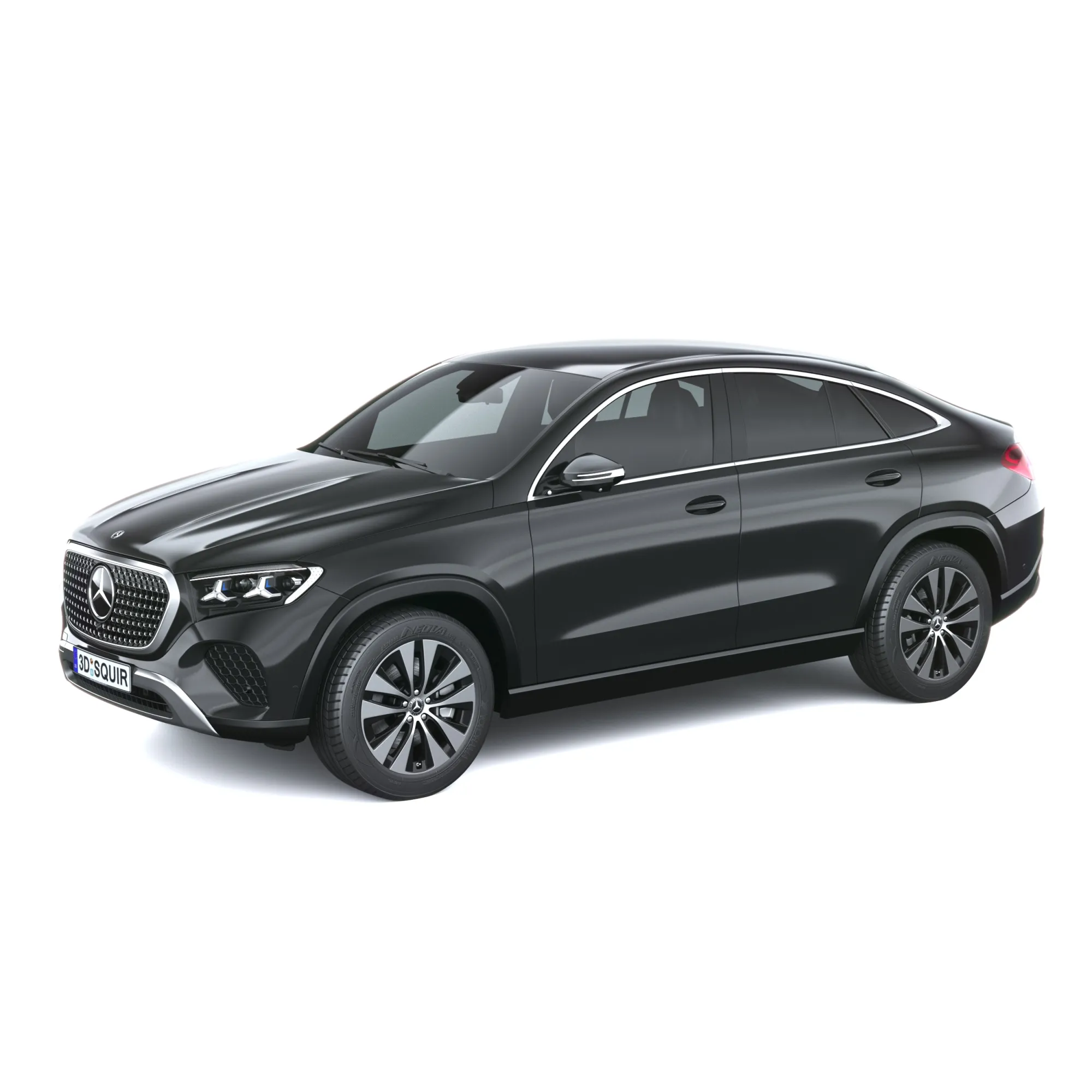 Mercedes-Benz GLE Coupe Basic 2027 3D Model .c4d .max .obj .3ds .fbx .stl .blend 
