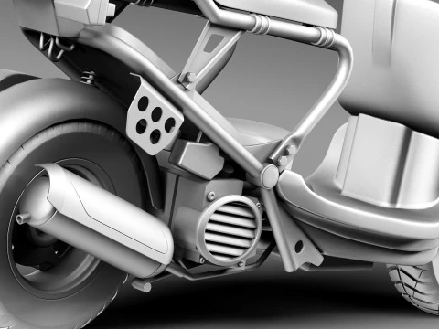 Honda Zoomer - Ruckus 2013 3D Model