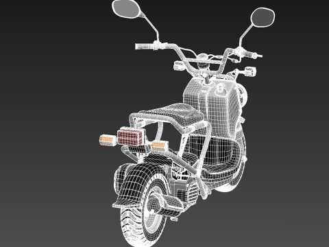 Honda Zoomer - Ruckus 2013 Modelo 3D