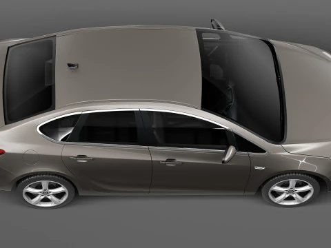 Opel Astra Sedan 2013 3D Model