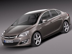 Opel Astra H GTC Opel 3D-Modell $89 - .3ds .dxf .fbx .max .obj
