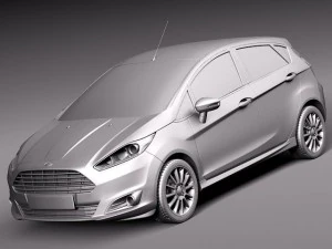 Fiesta 2013 5-door 3D Model