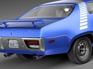 Plymouth Road Runner GTX 1971-1975 Modèle 3D