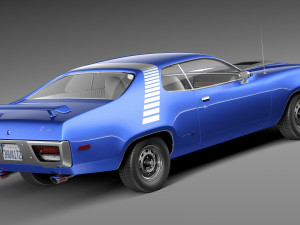 Plymouth Road Runner GTX 1971-1975 Modèle 3D