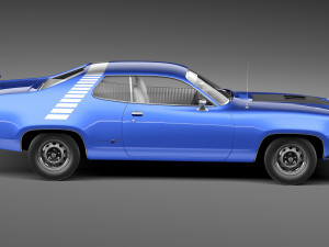 Plymouth Road Runner GTX 1971-1975 Modèle 3D