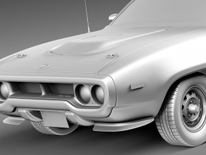 Plymouth Road Runner GTX 1971-1975 Modèle 3D