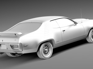 Plymouth Road Runner GTX 1971-1975 Modèle 3D