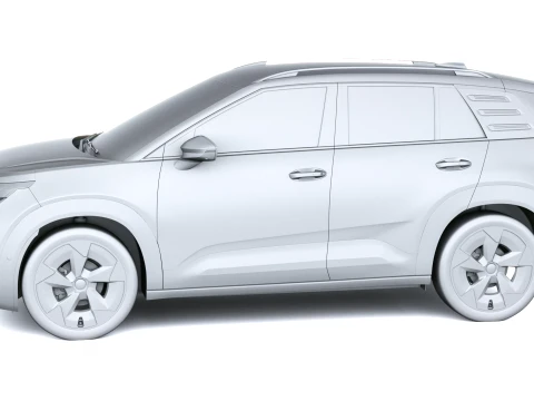 Volkswagen ID Cross 2027 3D Model