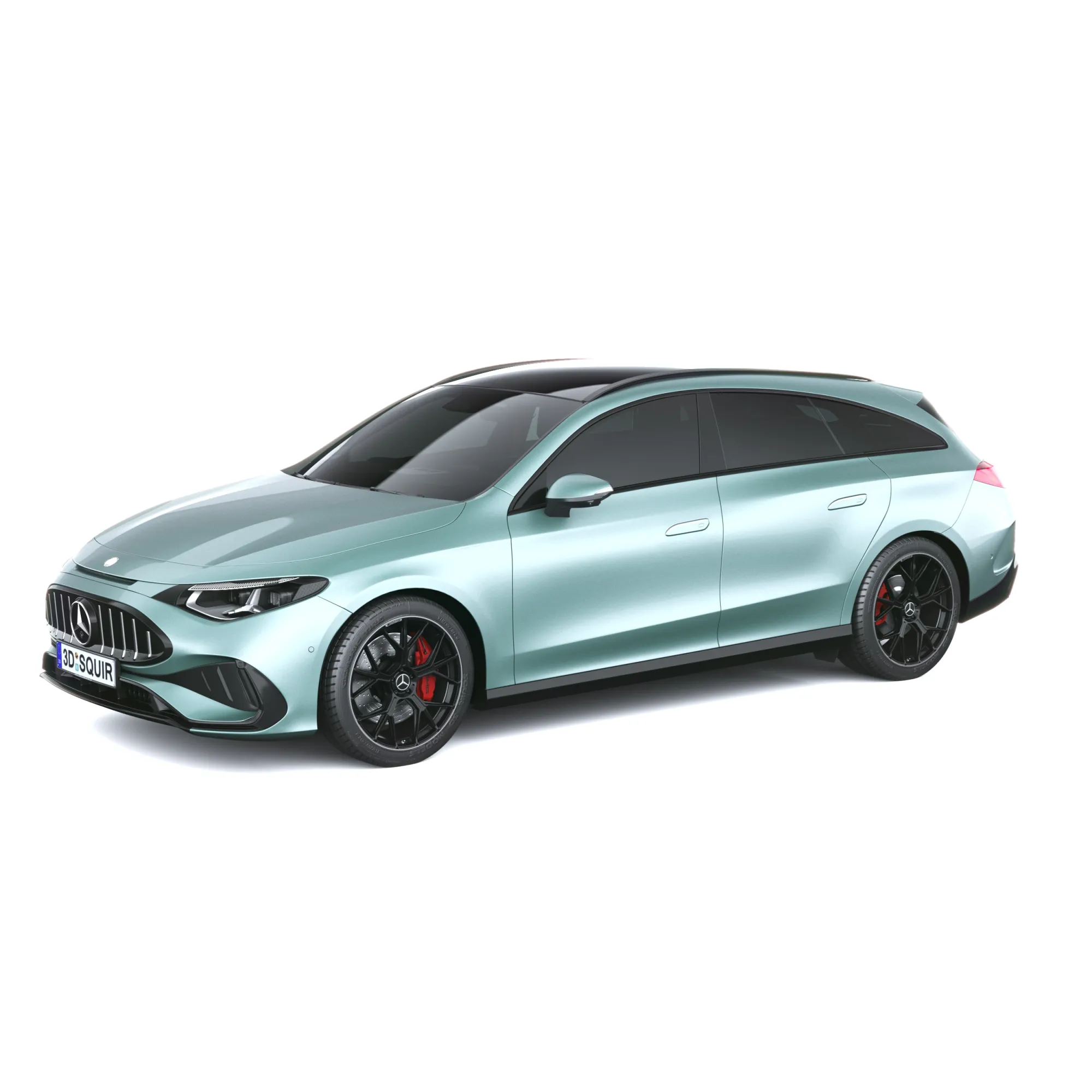 Mercedes-Benz CLA45 AMG 4Matic Shooting Brake 2027 3D Model .c4d .max .obj .3ds .fbx .stl .blend