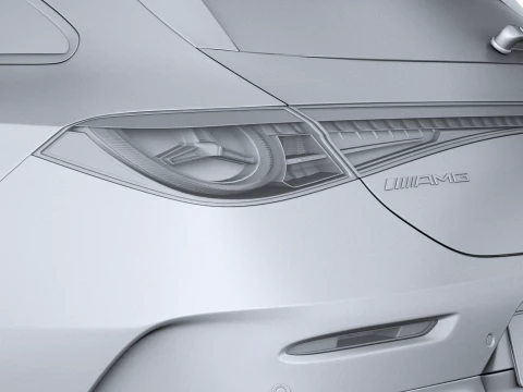 Mercedes-Benz CLA45 AMG 4Matic Shooting Brake 2027 3D Model