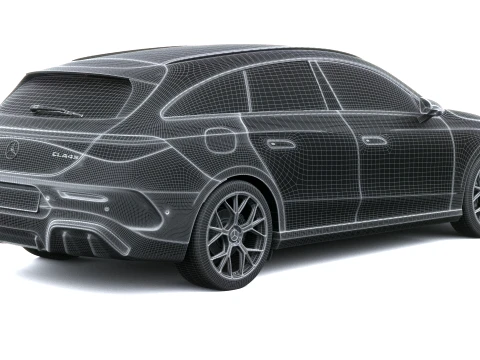 Mercedes-Benz CLA45 AMG 4Matic Shooting Brake 2027 3D Model