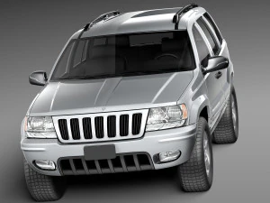 Jeep Grand Cherokee 1999-2005 3D Model