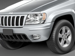Jeep Grand Cherokee 1999-2005 3D Model