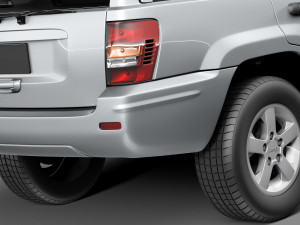 Jeep Grand Cherokee 1999-2005 Modelo 3D