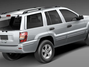 Jeep Grand Cherokee 1999-2005 3D Model