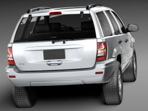 Jeep Grand Cherokee 1999-2005 Modelo 3D