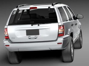 Jeep Grand Cherokee 1999-2005 3D Model