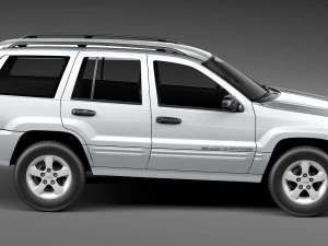 Jeep Grand Cherokee 1999-2005 3D Model