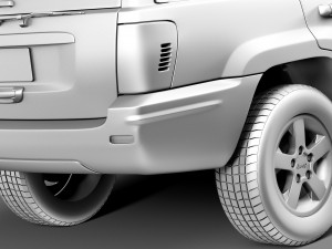 Jeep Grand Cherokee 1999-2005 Modelo 3D