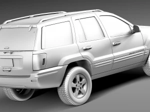 Jeep Grand Cherokee 1999-2005 3D Model