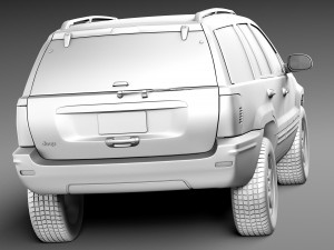 Jeep Grand Cherokee 1999-2005 Modelo 3D
