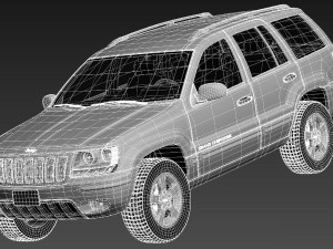 Jeep Grand Cherokee 1999-2005 Modelo 3D