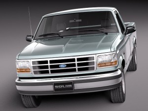 F-150 1992-1996 Regular Cab Model 3D