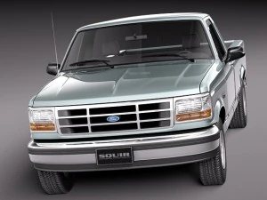 F-150 1992-1996 Regular Cab 3D Model
