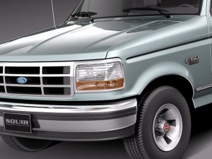 F-150 1992-1996 Regular Cab Model 3D