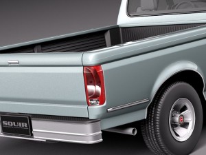 F-150 1992-1996 Regular Cab Model 3D