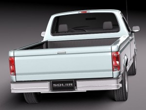 F-150 1992-1996 Regular Cab Model 3D