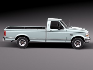 F-150 1992-1996 Regular Cab Model 3D