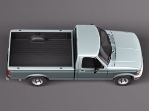 F-150 1992-1996 Regular Cab Model 3D
